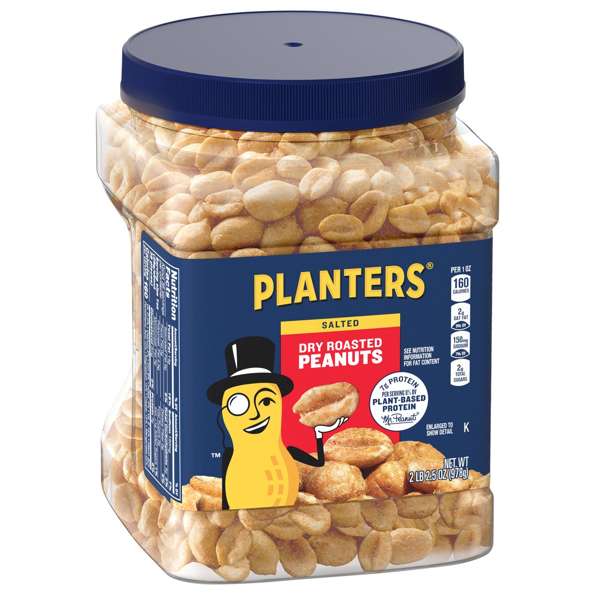 slide 12 of 14, Planters Salted Dry Roasted Peanuts 34.5 oz, 34.5 oz