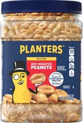 Planters Salted Dry Roasted Peanuts 34.5 oz