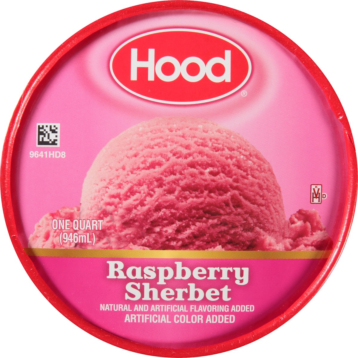 slide 4 of 8, Hood Raspberry Sherbet, 1 qt