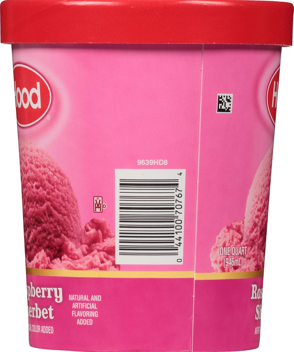 slide 5 of 8, Hood Raspberry Sherbet, 1 qt