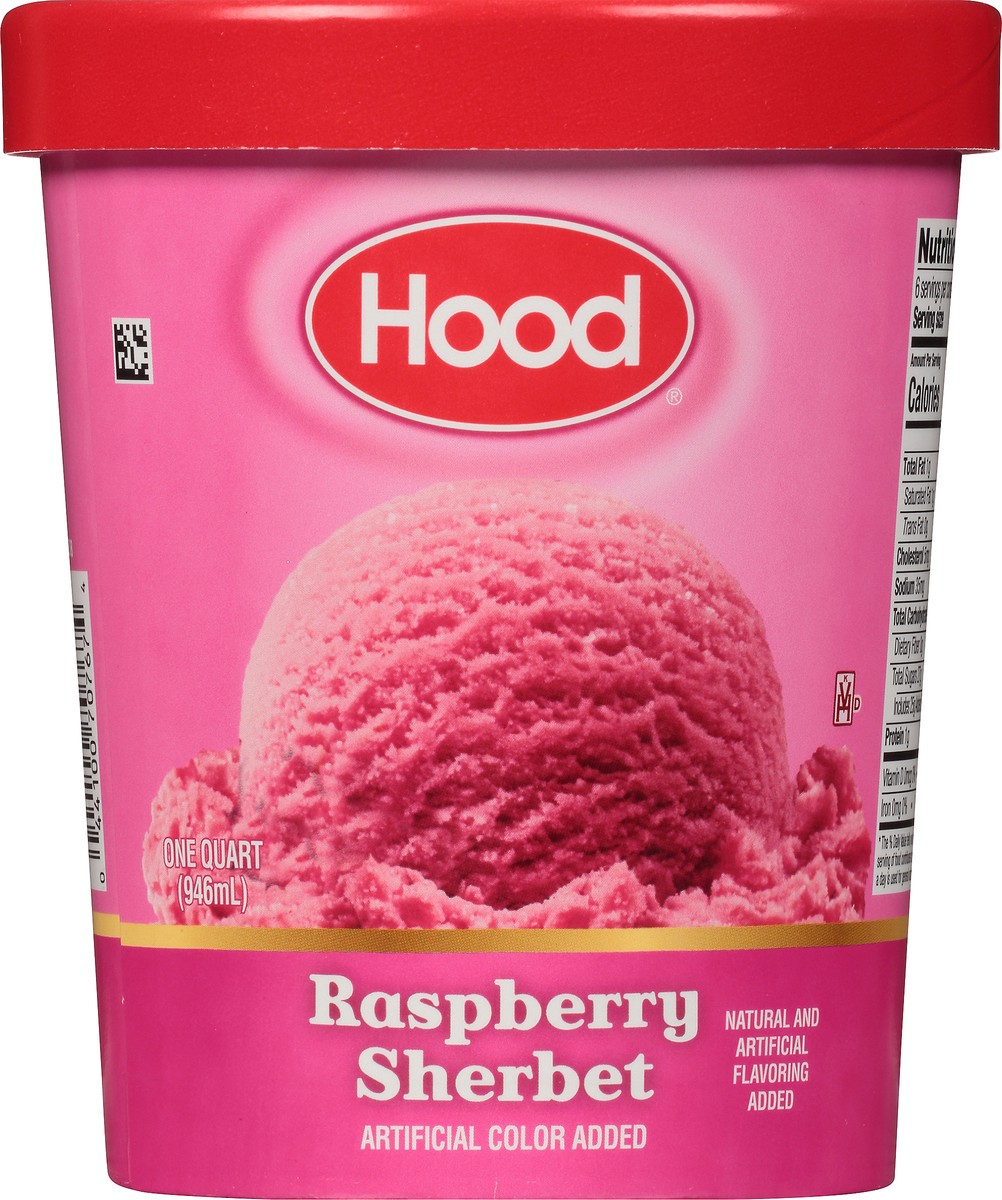 slide 7 of 8, Hood Raspberry Sherbet, 1 qt