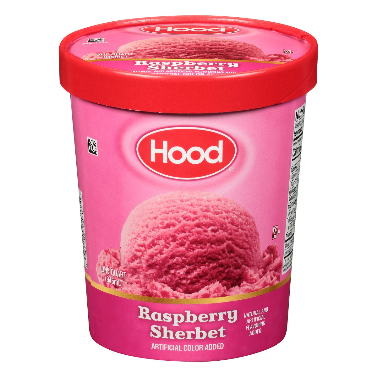 slide 1 of 8, Hood Raspberry Sherbet, 1 qt