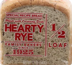 Lewis 1/2 Loaf Hearty Rye Bread 12 oz