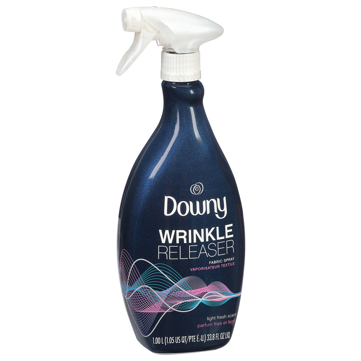 slide 3 of 11, Downy Wrinkle Releaser and Fabric Refresher, Light Fresh Scent, 33.8 fl oz, 1.05 qt