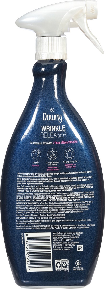 slide 2 of 11, Downy Wrinkle Releaser and Fabric Refresher, Light Fresh Scent, 33.8 fl oz, 1.05 qt