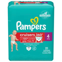 Pampers Cruisers 360 Diapers, Size 4