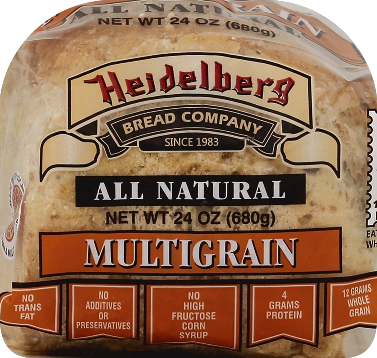 slide 2 of 5, Heidelberg Multigrain Bread 20 oz, 20 oz