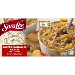 Sara Lee  Sweet Moments Salted Caramel Peach Fruit Cobbler