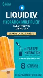 Liquid I.V.® Hydration Multiplier® Electrolyte Orange Vanilla Dream Drink Mix Packets