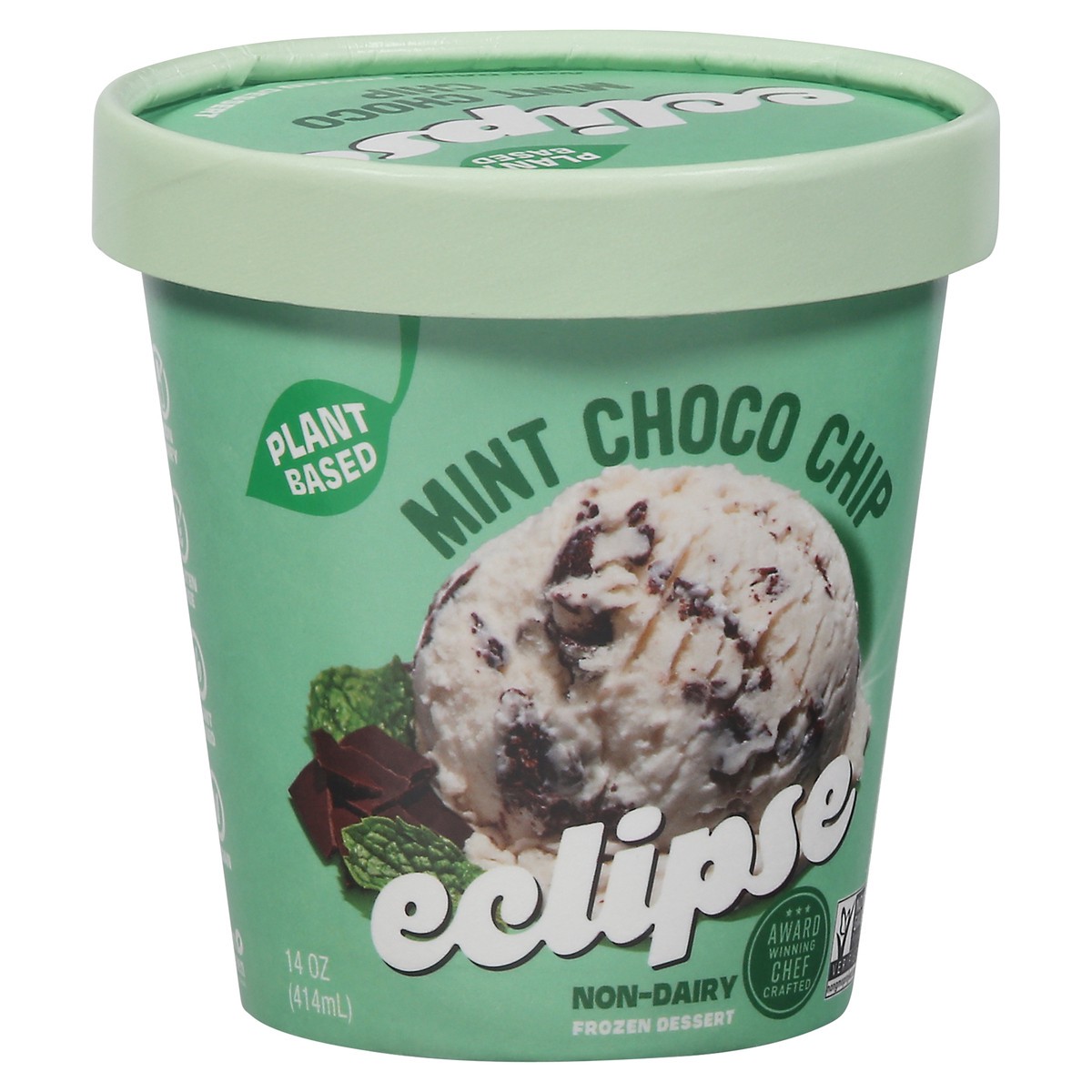 slide 2 of 9, Eclipse Non-Dairy Mint Choco Chip Frozen Dessert 14 oz, 14 oz