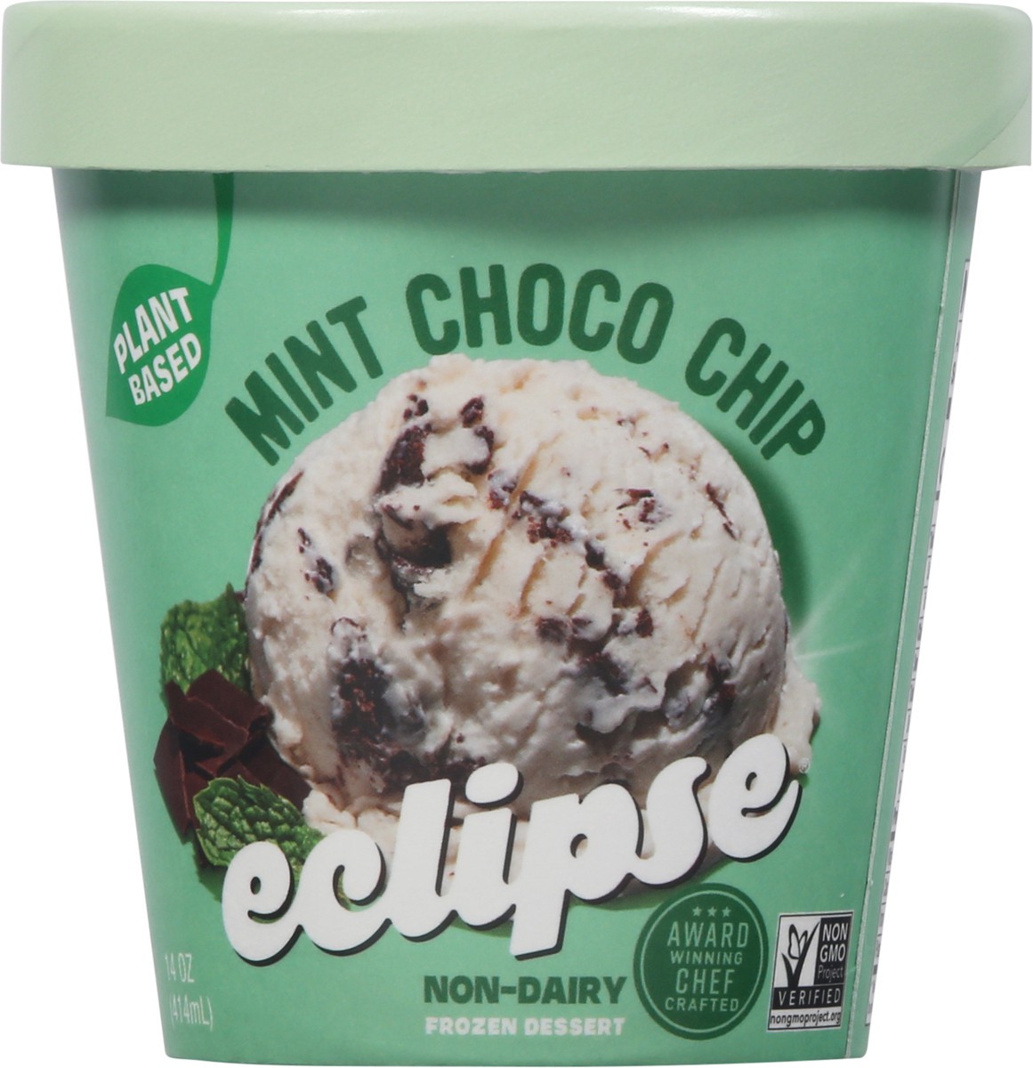 slide 6 of 9, Eclipse Non-Dairy Mint Choco Chip Frozen Dessert 14 oz, 14 oz