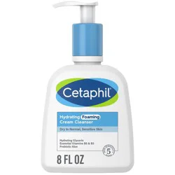 Cetaphil Hydrating Foaming Cleanser, 8 oz