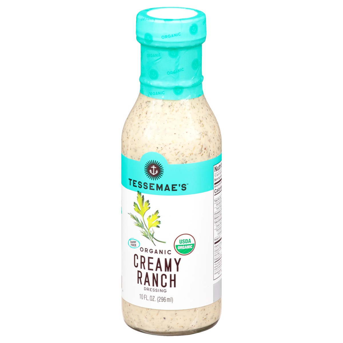 slide 3 of 12, Tessemae's Organic Creamy Ranch Dressing 10 oz, 10 oz