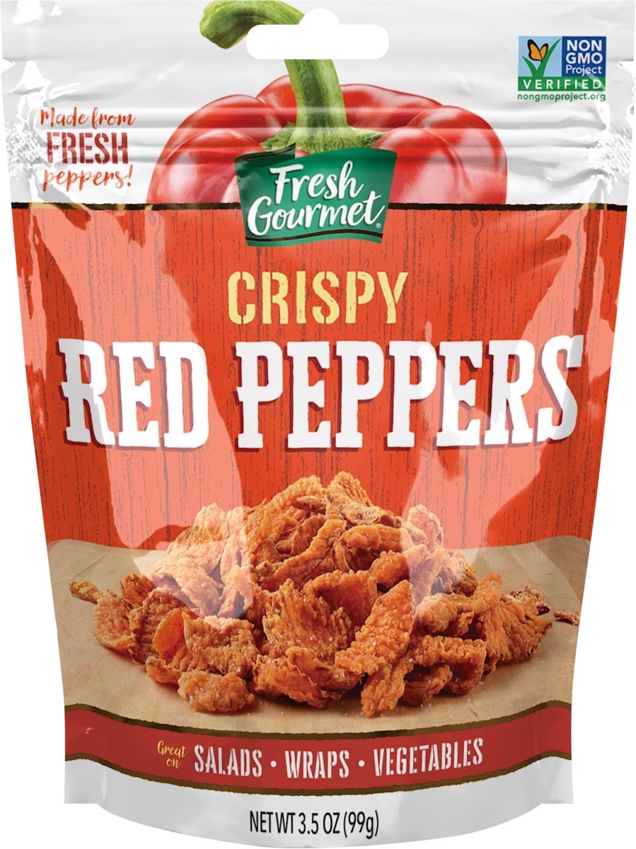 slide 3 of 3, Fresh Gourmet Crispy Red Peppers, 3.5 oz