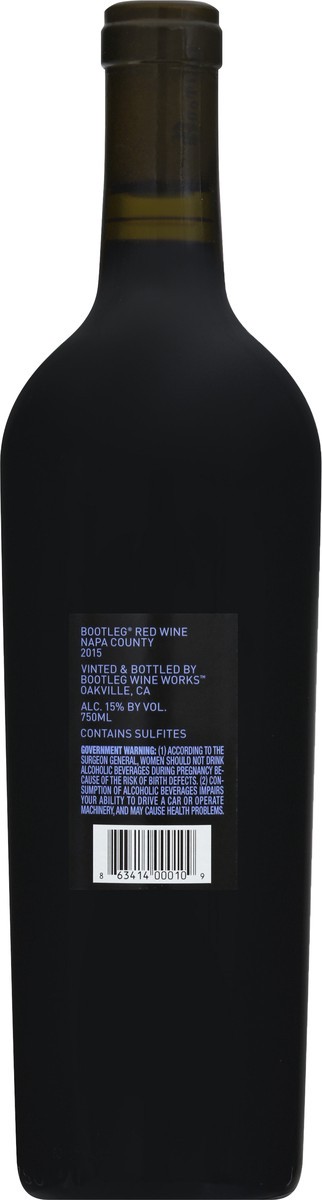 slide 7 of 10, Bootleg Napa County Red Wine 750 ml, 750 ml