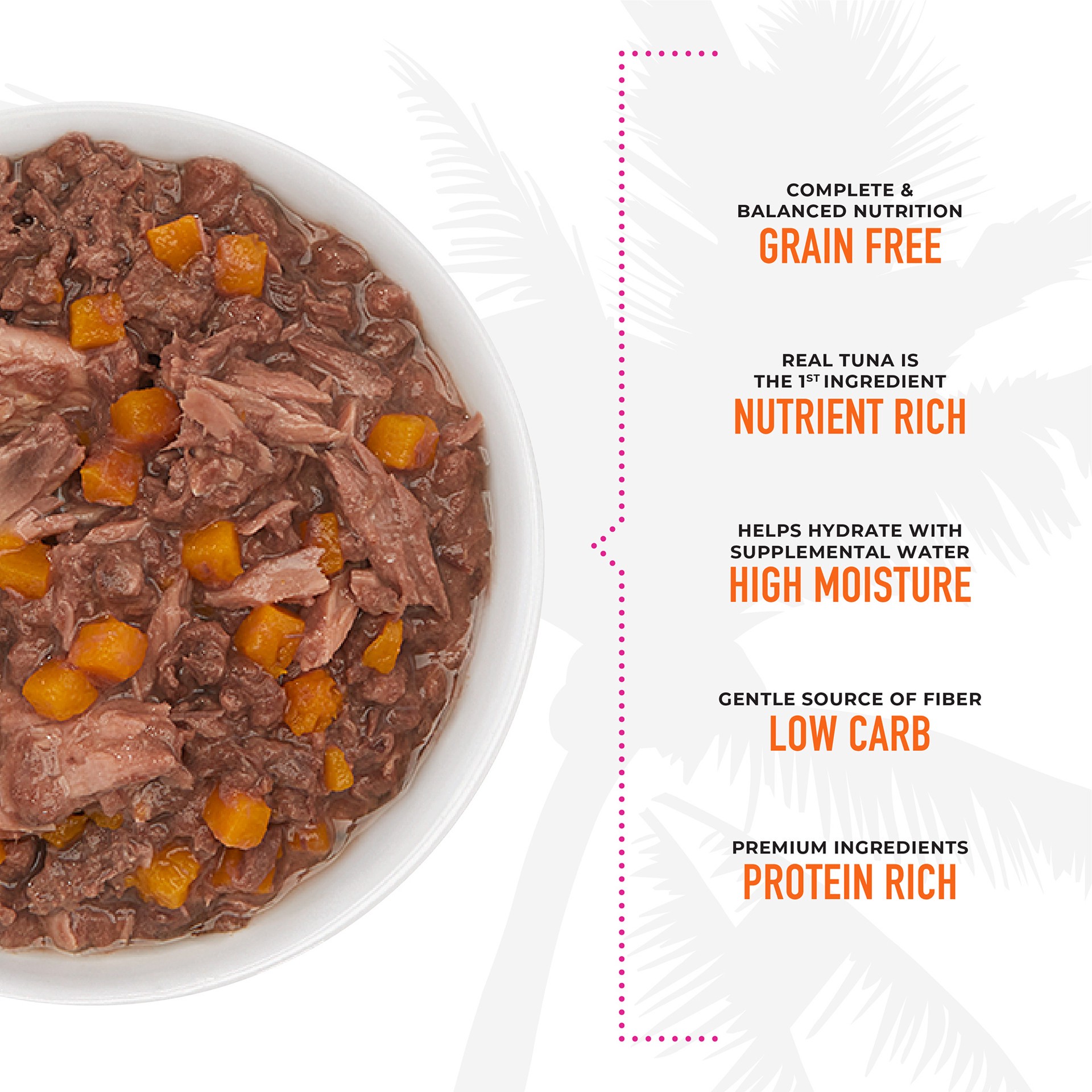 slide 5 of 8, Tiki Cat Aloha Friends Wet Cat Food, Tuna & Pumpkin, 3 oz. Pouch, 3 oz