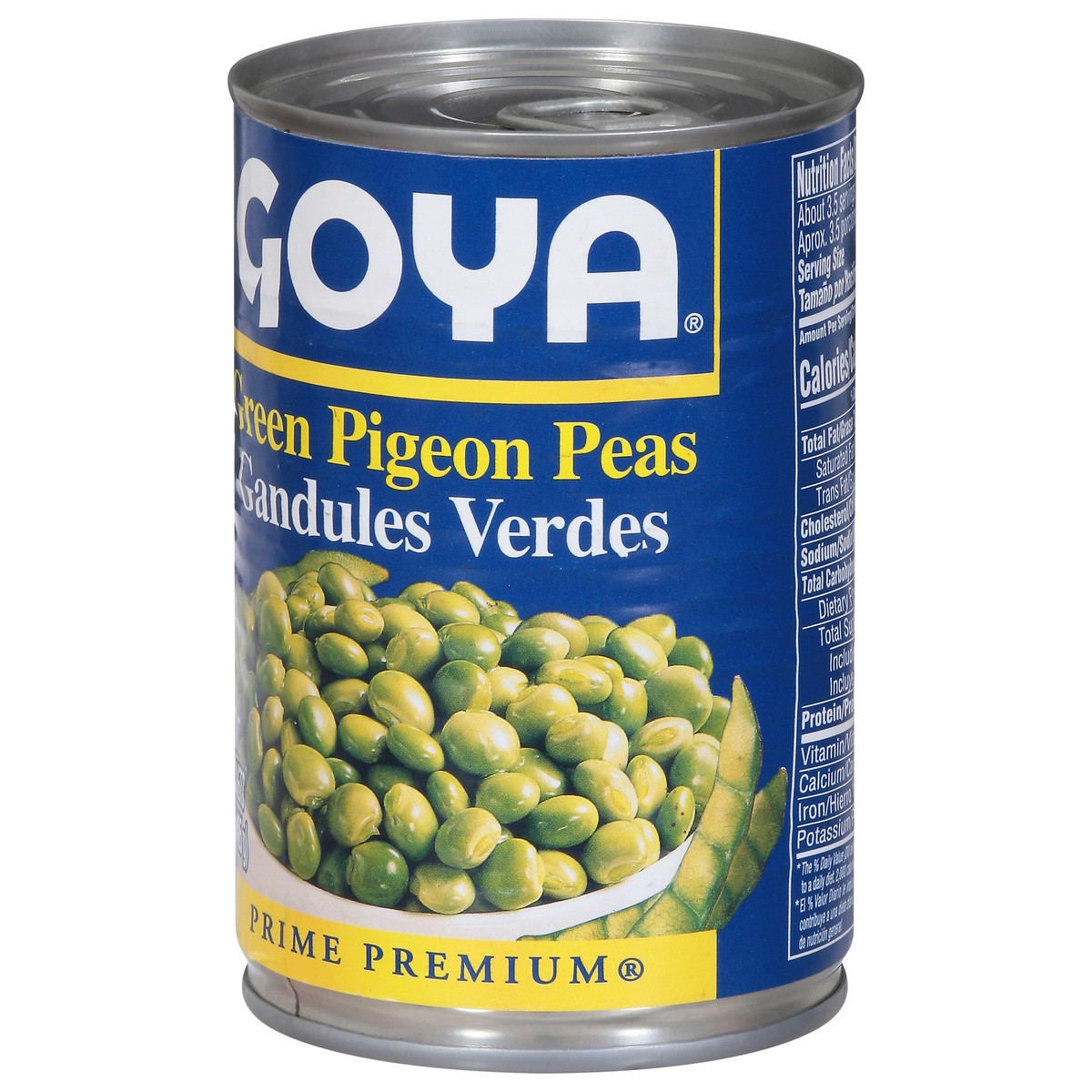 slide 2 of 9, Goya Prime Premium Green Pigeon Peas 15 oz, 15 oz