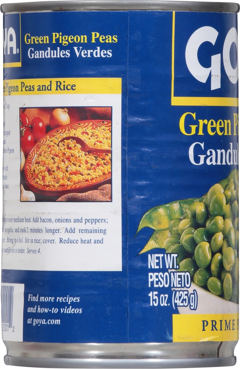 slide 5 of 9, Goya Prime Premium Green Pigeon Peas 15 oz, 15 oz