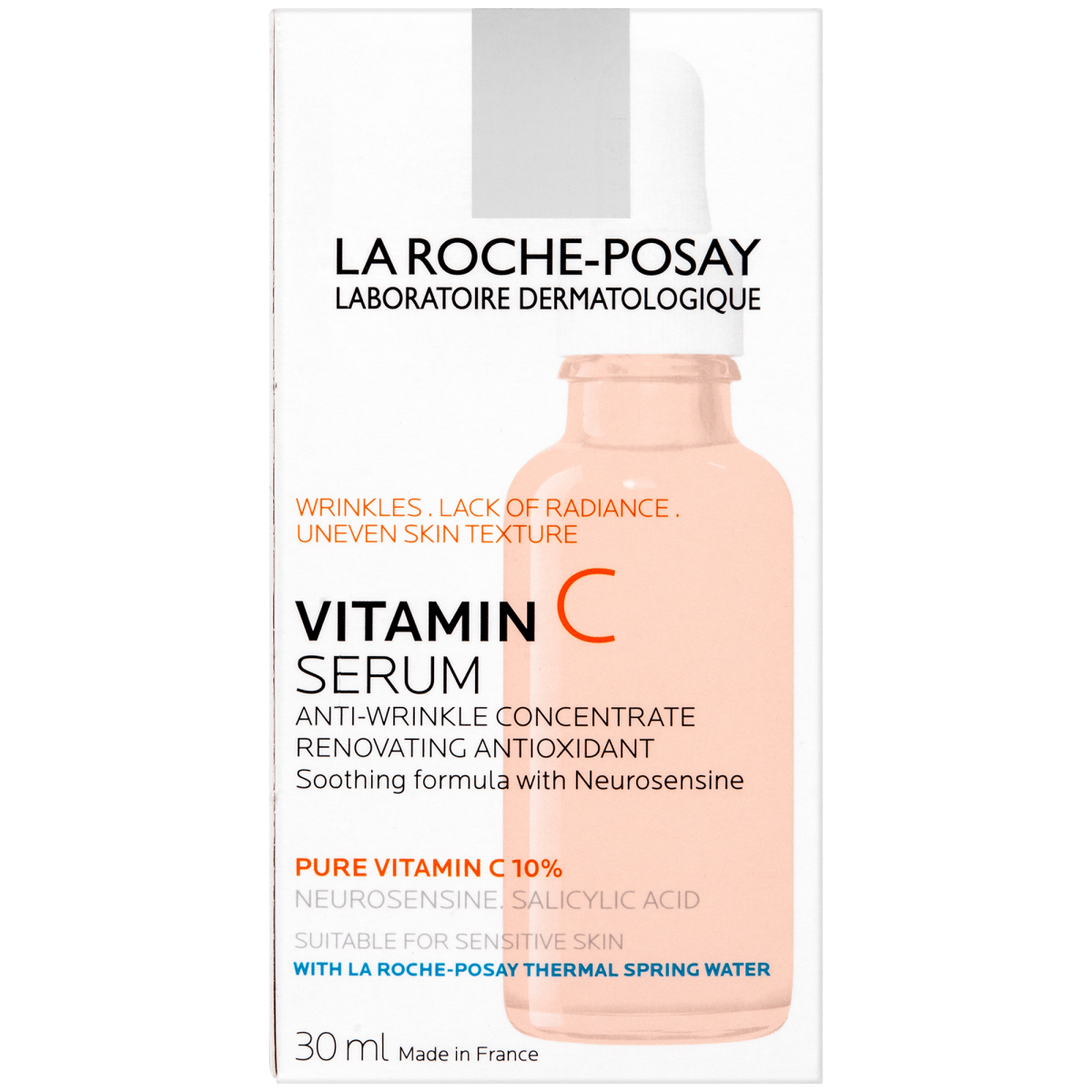 slide 5 of 5, La Roche Posay La Roche Posay 10% Pure Vitamin C Dermatological Anti-Wrinkle Fac, 1 oz