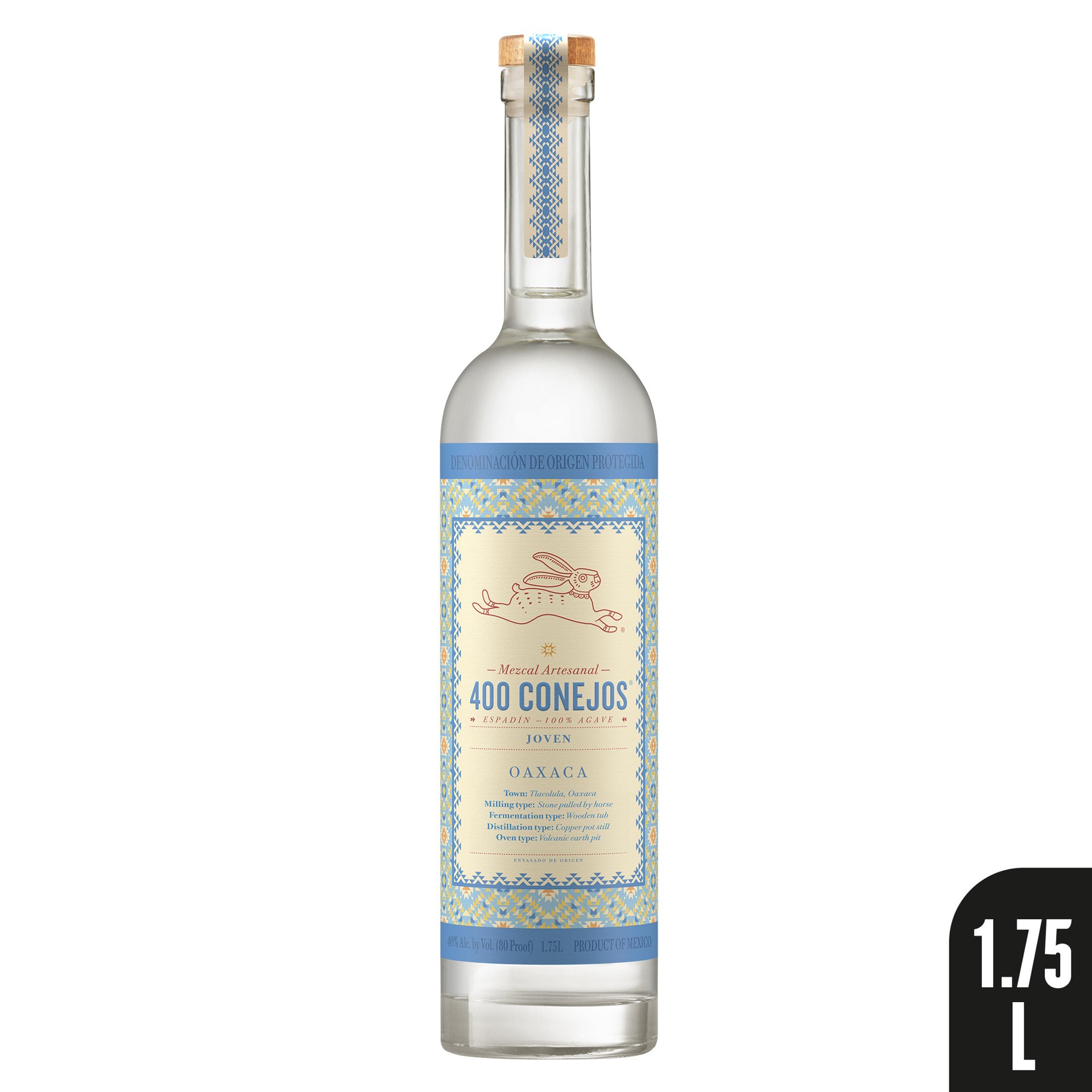 slide 5 of 10, 400 Conejos Espadín Mezcal Joven 80 Proof (1.75 L), 1.75 liter