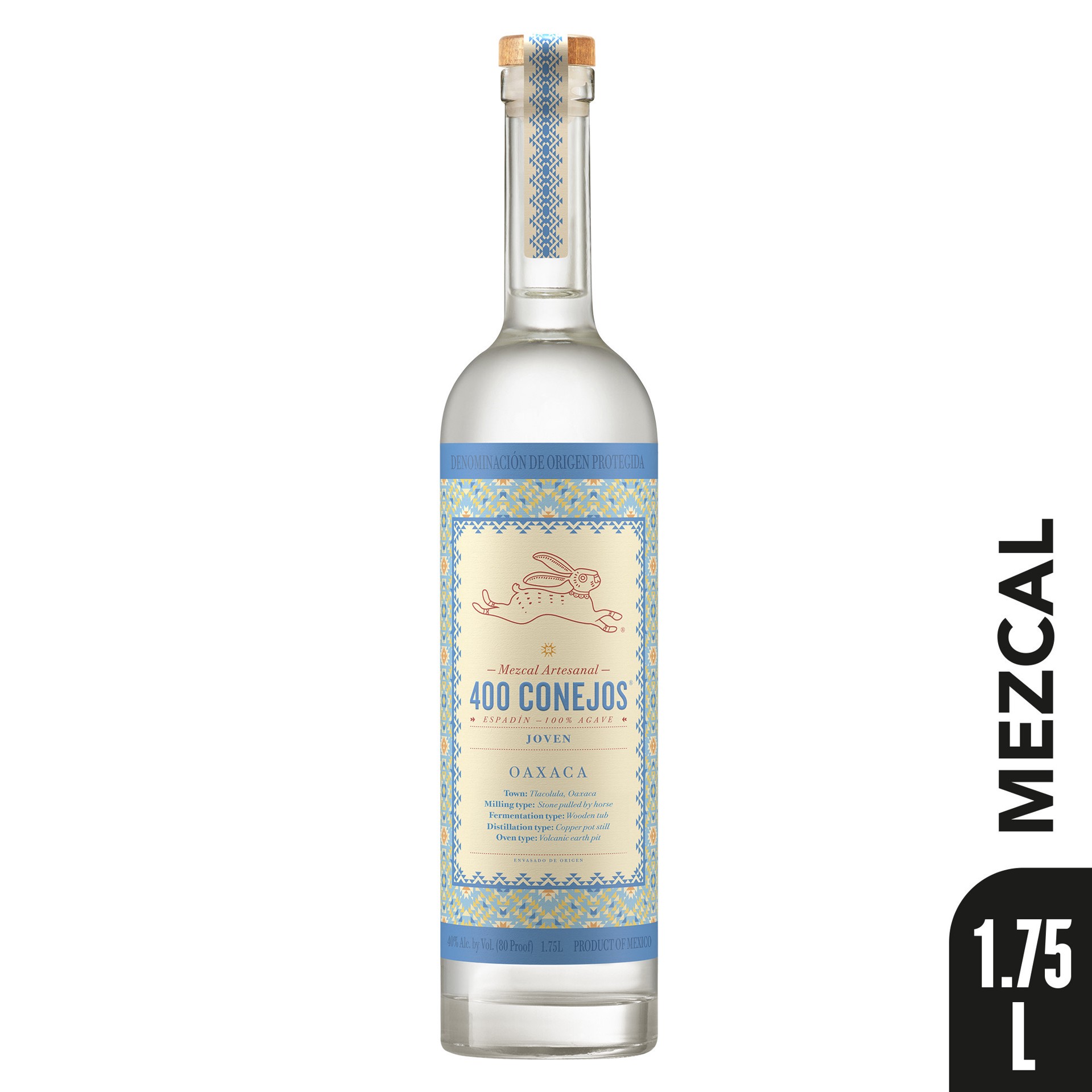 slide 6 of 10, 400 Conejos Espadín Mezcal Joven 80 Proof (1.75 L), 1.75 liter