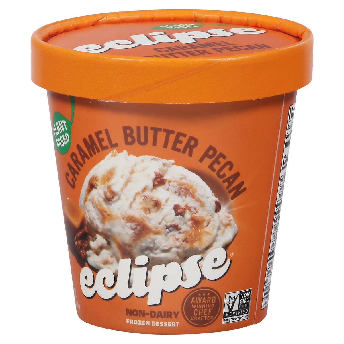 slide 3 of 9, Eclipse Non-Dairy Caramel Butter Pecan Frozen Dessert 14 oz, 14 oz