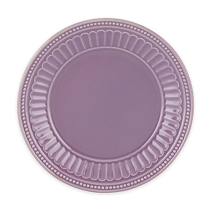 slide 1 of 1, Lenox French Perle Groove Salad Plate - Lavender, 1 ct