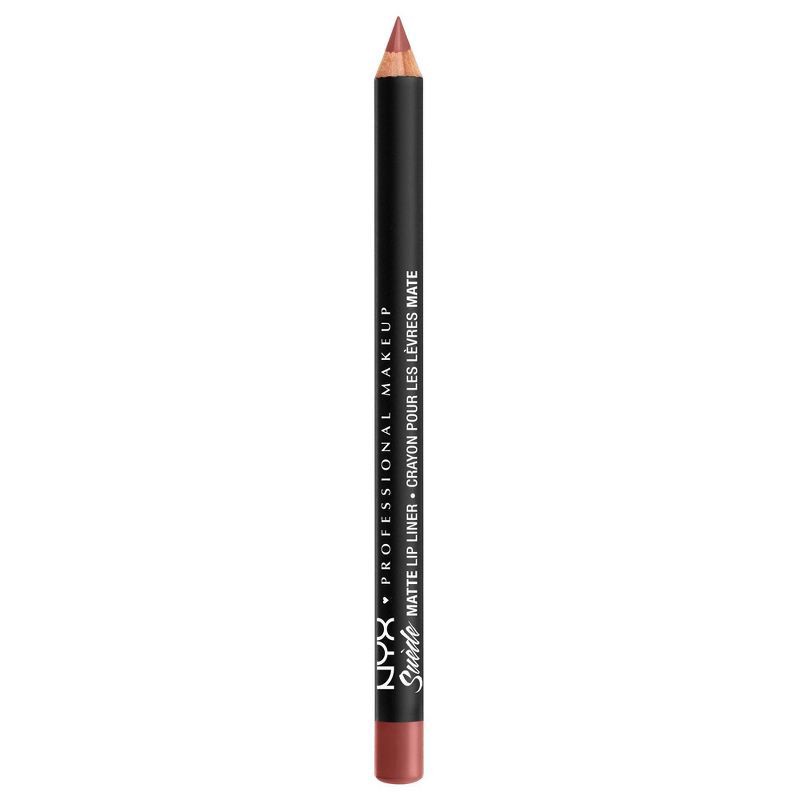 slide 1 of 6, Nyx Professional Makeup Suede Matte Lip Liner Cannes, 0.35 oz