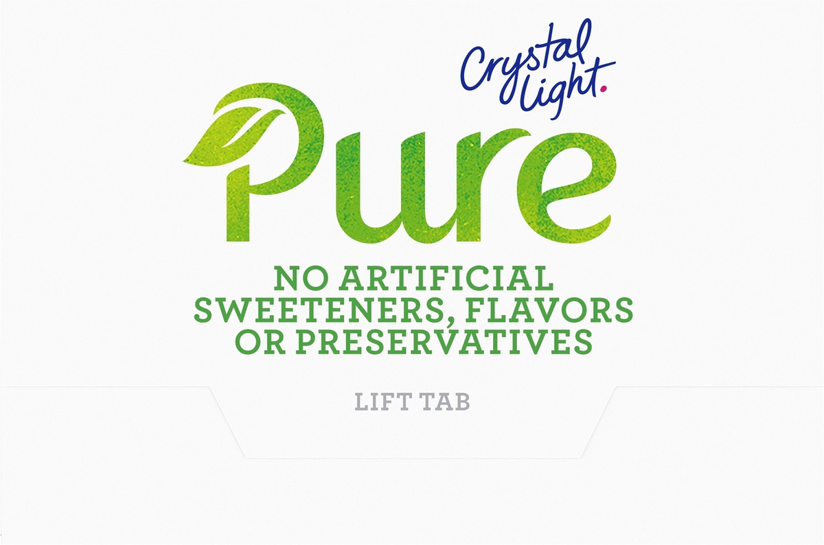 slide 6 of 11, Crystal Light Pure Raspberry Lemonade Naturally Flavored Powdered Drink Mix with No Artificial Sweeteners On-the-Go, 7 ct; 0.15 oz