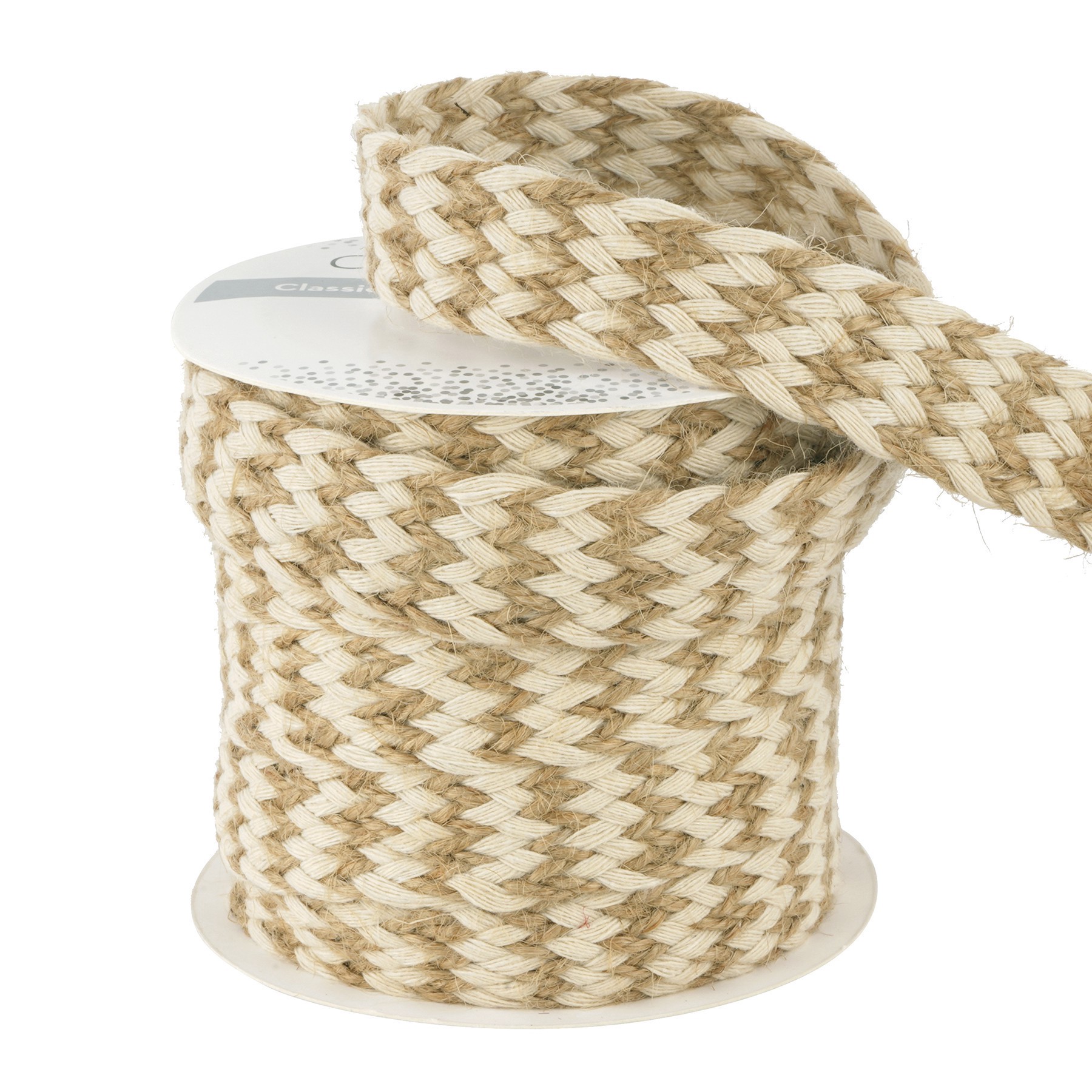 slide 2 of 6, 3/4" X 3yd. Jute Trim By Celebrate It, 3/4 in x 3 yd