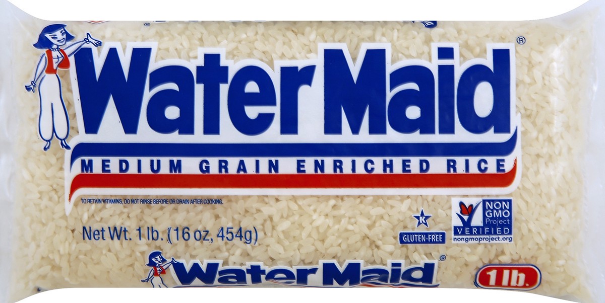 slide 5 of 5, Water Maid Medium Grain Enriched Rice 16 oz, 16 oz