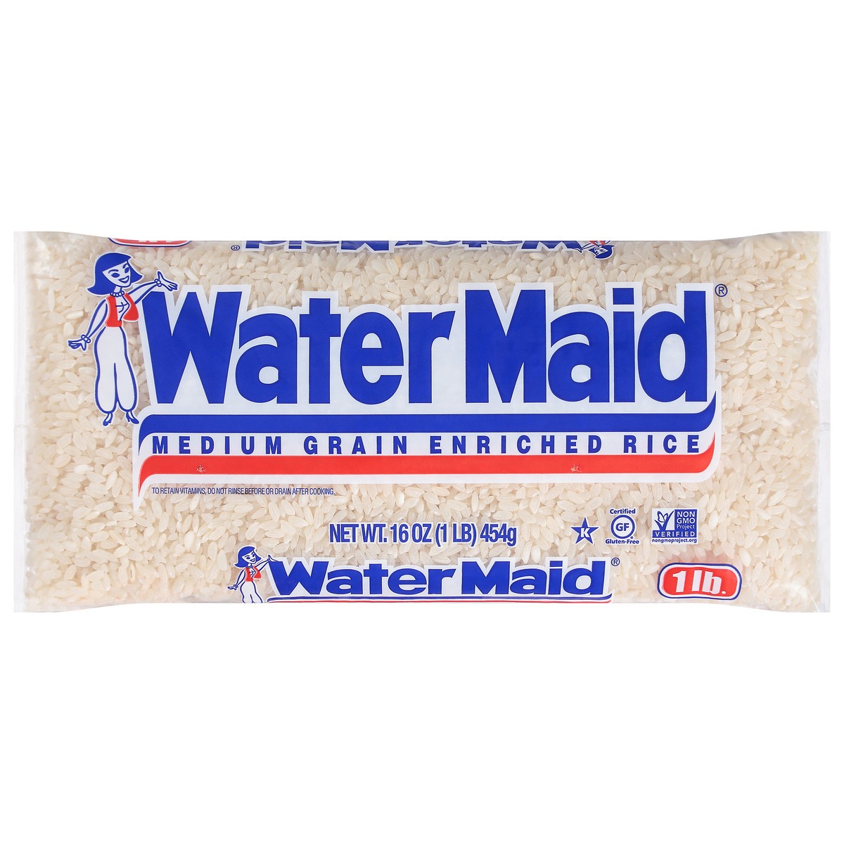 slide 1 of 5, Water Maid Medium Grain Enriched Rice 16 oz, 16 oz