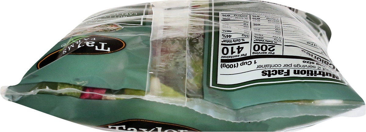 slide 6 of 10, Taylor Farms Organic Kale Caesar Chopped Salad Kit, 7.8 oz