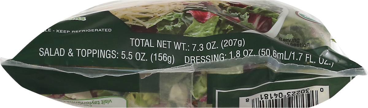 slide 8 of 10, Taylor Farms Organic Kale Caesar Chopped Salad Kit, 7.8 oz