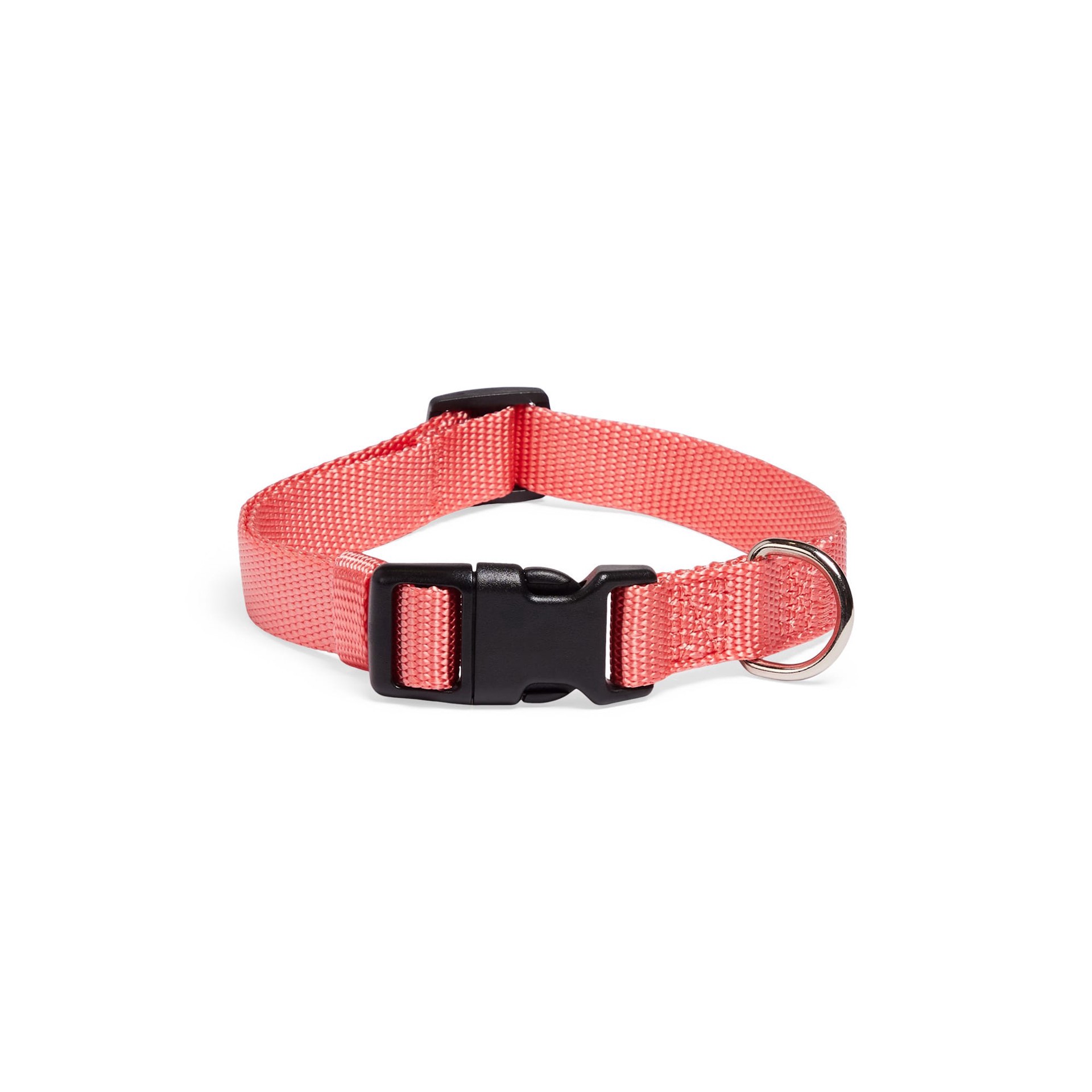 slide 1 of 1, YOULY Adjustable Dog Collar, Coral, Large, LG