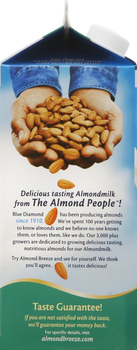 slide 3 of 4, Blue Diamond Almond Breeze Reduced Sugar Original Almondmilk, 64 oz