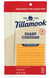 Tillamook Farmstyle Thin Slice Sharp Cheddar Shingle Slices