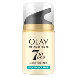 Olay Total Effects Face Moisturizer, Fragrance-Free, 1.7 fl oz