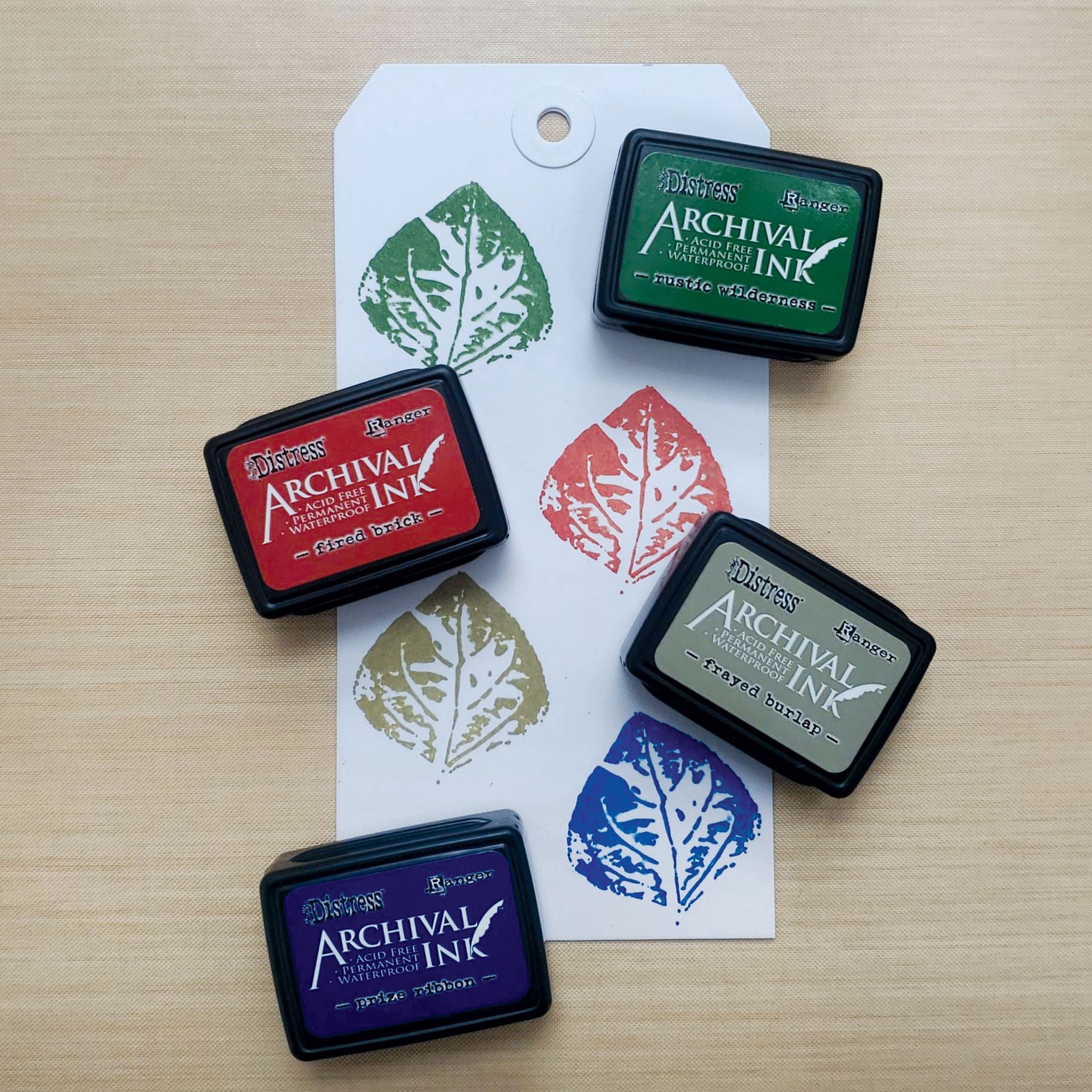 slide 3 of 3, Tim Holtz Distress No.6 Mini Archival Ink Kit, 1.25 in x 1.75 in