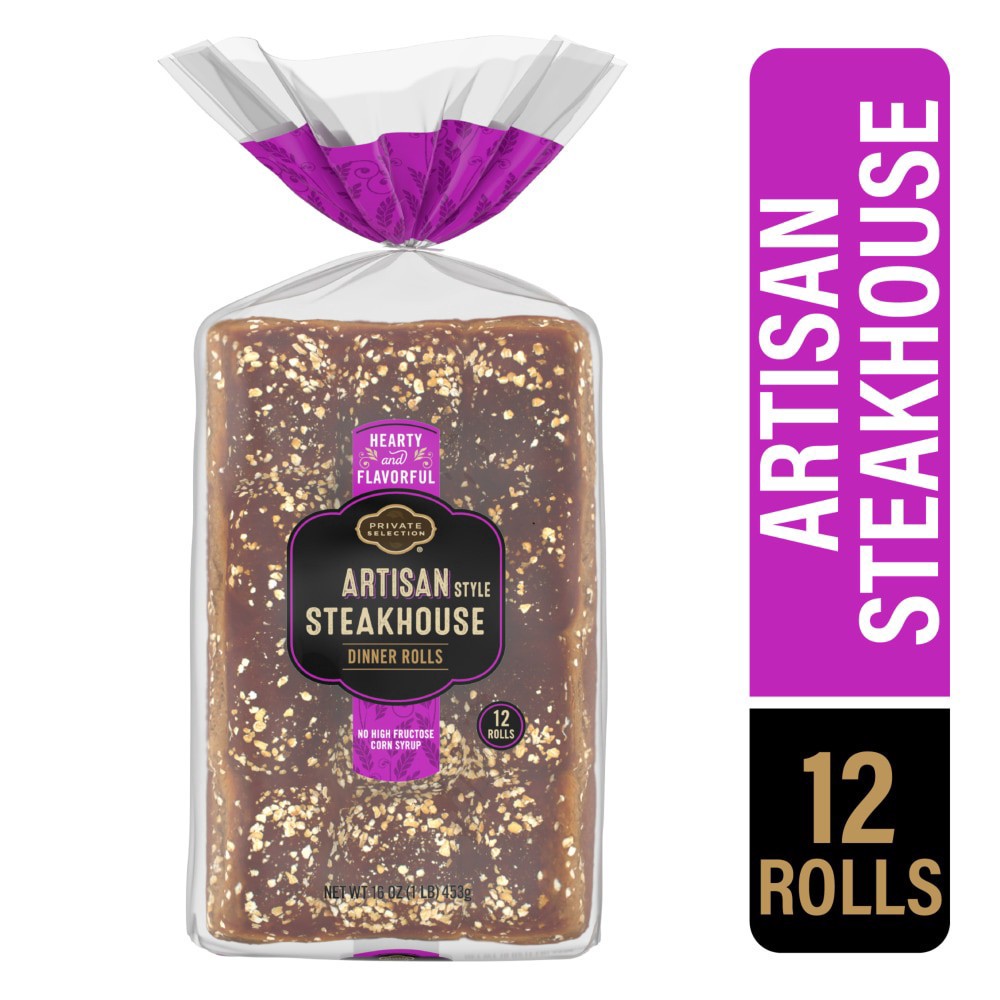slide 2 of 4, Private Selection Artisan Style Steakhouse Dinner Rolls, 16 oz