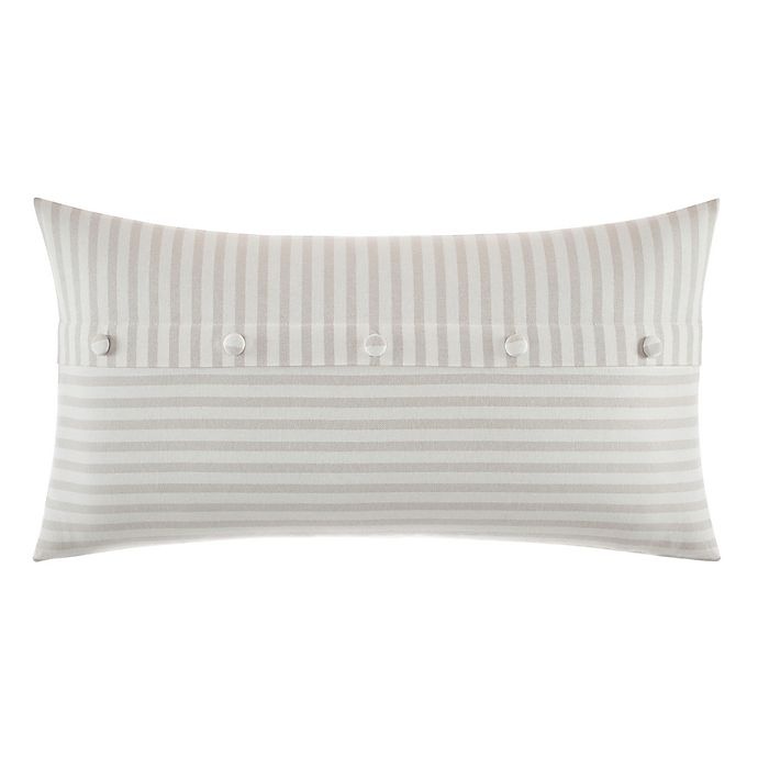 slide 1 of 2, Nautica Saybrook Oblong Button Pillow, 1 ct