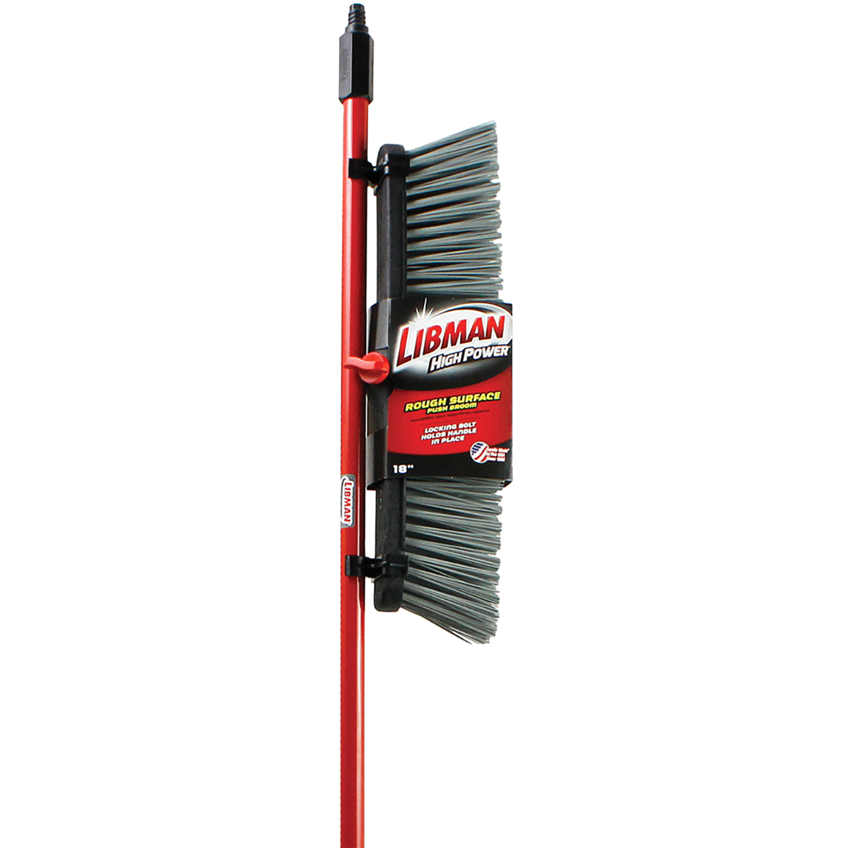 slide 1 of 2, Libman High Power Rough Surface Push Broom, 18 in