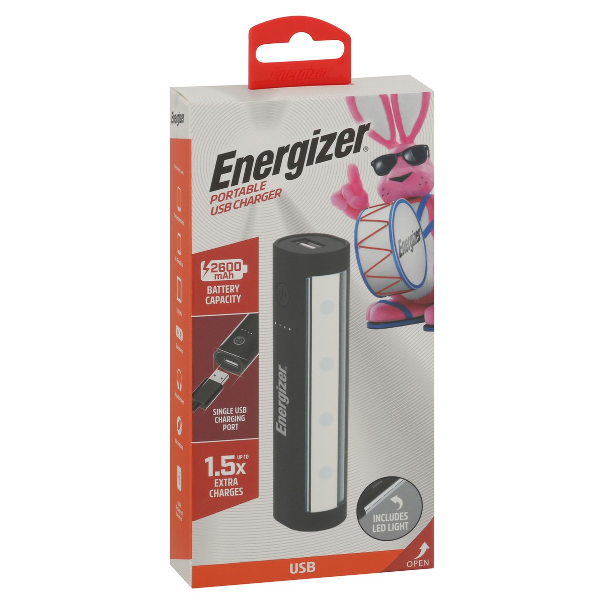 slide 6 of 9, Energizer USB Charger, Portable, 1 Each, 1 ct