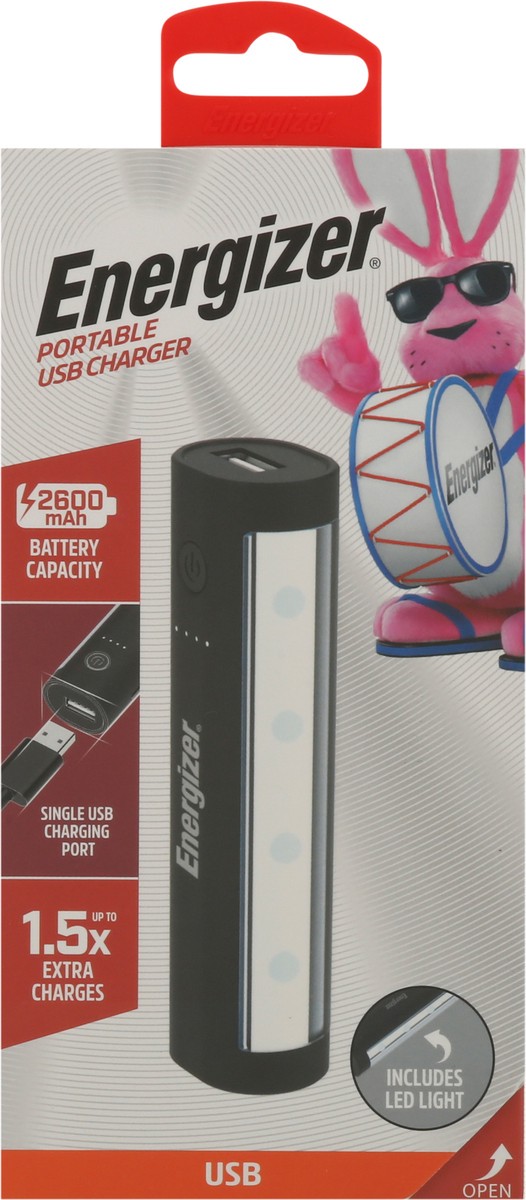 slide 7 of 9, Energizer USB Charger, Portable, 1 Each, 1 ct