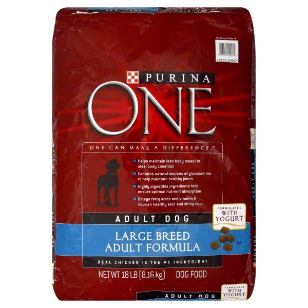 slide 1 of 1, Purina One Smartblend Dog Food Large Breed Adult, 16.5 lb