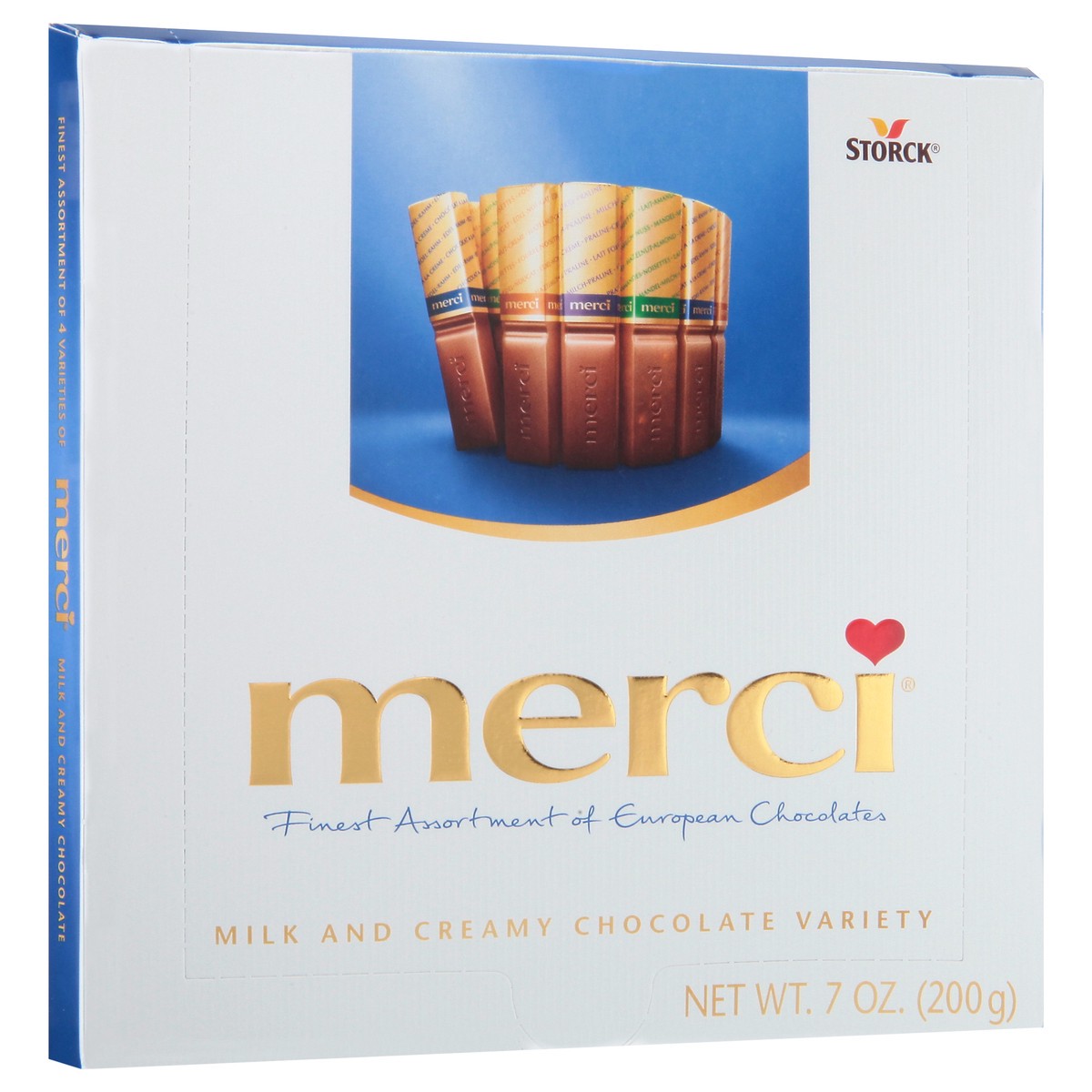 slide 2 of 11, Merci Milk and Creamy Chocolate European Chocolates 16 ea, 7 oz