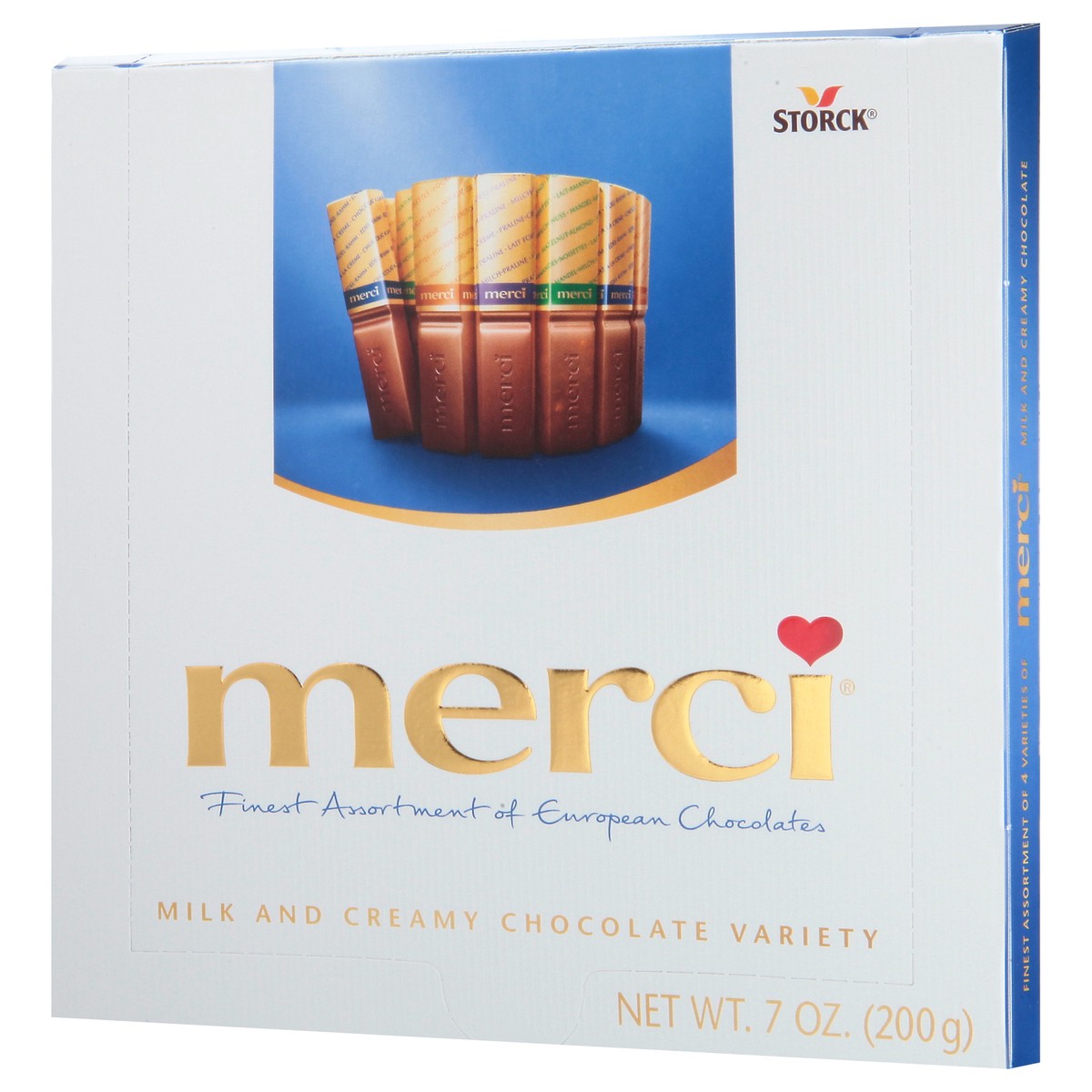 slide 6 of 11, Merci Milk and Creamy Chocolate European Chocolates 16 ea, 7 oz