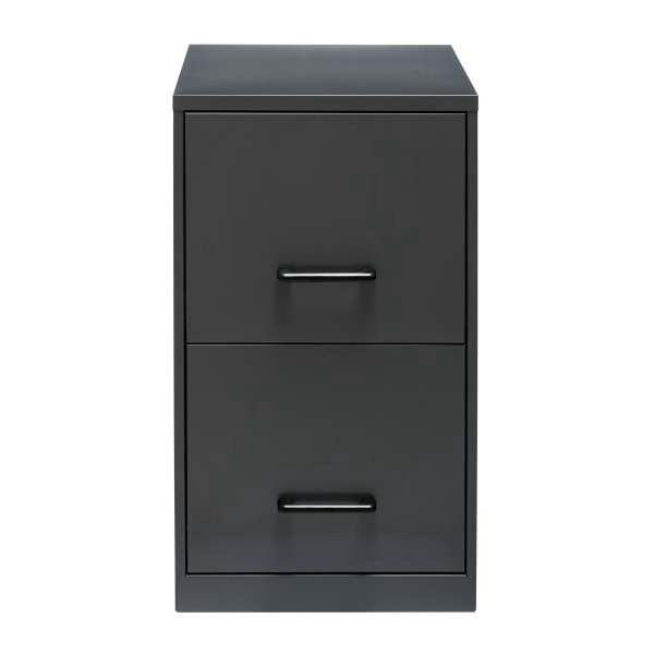 slide 7 of 10, Realspace 18 in 2-Drawer Metal Vertical File Cabinet - Charcoal, 18 in
