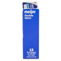 slide 23 of 29, Meijer Fabric Bandages, 15 ct