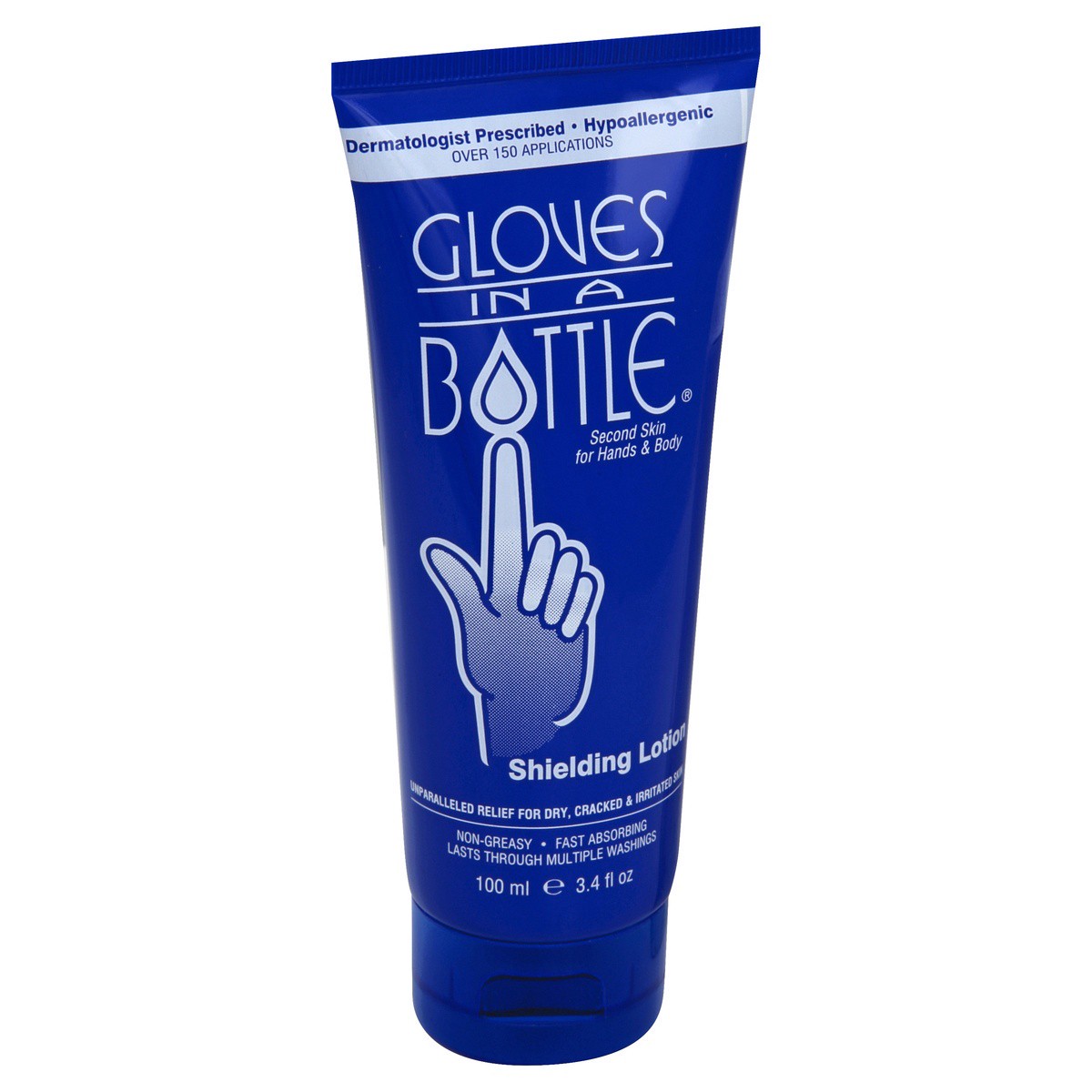 slide 1 of 9, Gloves in a Bottle Hand Shielding Lotion 3.4 fl oz, 3.4 fl oz